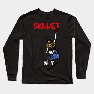 skillet red girl Long Sleeve T-Shirt